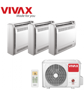 Aer Conditionat MULTISPLIT Pardoseala VIVAX ACP-27COFM79AERI / 2xACP-09CTIFM25AERI+ACP-12CTIFM35AERI Inverter 2x9k+12k BTU/h