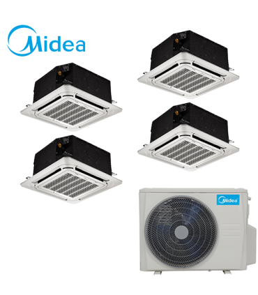 Aer Conditionat MULTISPLIT Caseta MIDEA M4OE-28HFN1 / 4x MCA3I-09HRFN1 Inverter 4 x 9000 BTU/H