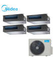 Aer Conditionat MULTISPLIT Duct MIDEA M4OB-36HFN1 / 4x MTBU-12HWFN1 Inverter 4 x 12000 BTU/H