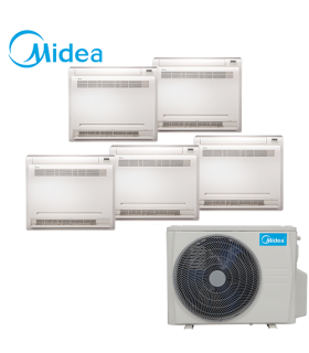 Aer Conditionat MULTISPLIT Pardoseala MIDEA M5OE-42HFN1 / 5x MFAI-09HRFN1 Inverter 5 x 9000 BTU/H