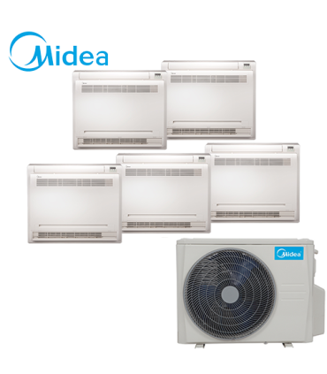 Aer Conditionat MULTISPLIT Pardoseala MIDEA M5OE-42HFN1 / 5x MFAI-09HRFN1 Inverter 5 x 9000 BTU/H