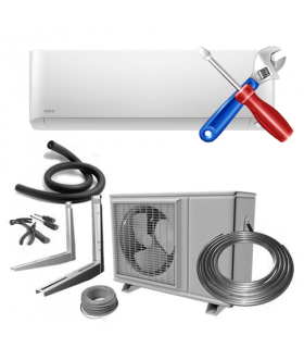 MONTAJ AER CONDITIONAT SPLIT DE PERETE 7000 - 12000 BTU/H