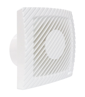 Ventilator axial LUX Serie L100, fabricat in Italia, clapet anti-retur, senzor umiditate, debit 110 mc/h