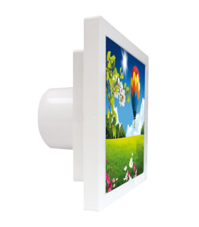 Ventilator axial LUX GRECALE 100, fabricat in Italia, debit 100 mc/h