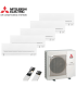 Aer Conditionat MULTISPLIT MITSUBISHI ELECTRIC MXZ-5D102VA / 5x MSZ-SF25VE Inverter