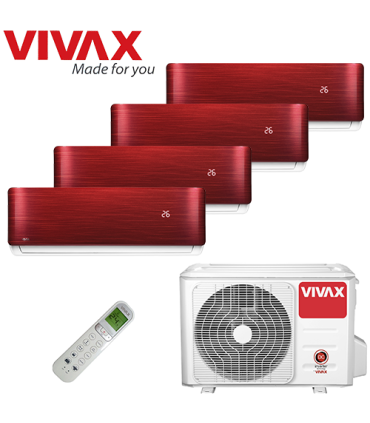 Aer Conditionat MULTISPLIT VIVAX ACP-36COFM105AERI / 2x ACP-09CIFM25AERI + 2x ACP-12CIFM35AERI RED Inverter