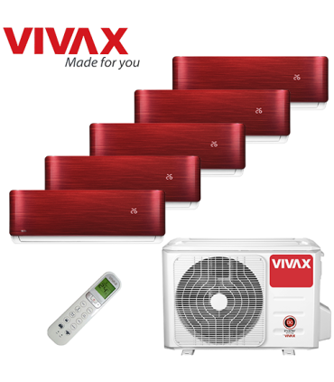 Aer Conditionat MULTISPLIT VIVAX ACP-42COFM123AERI / 5x ACP-09CIFM25AERI RED Inverter