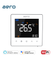 Termostat AERO TP538WHPW White, Wi-Fi, pentru Incalzire in Pardoseala cu Agent Termic, Smart, Programabil, Alb