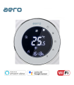 Termostat AERO THP6000UHPW White, Wi-Fi, pentru Incalzire Electrica in Pardoseala, Smart, Programabil