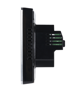 Termostat AERO TP538WHPW Black, Wi-Fi, pentru Incalzire in Pardoseala cu Agent Termic, Smart, Programabil, Negru