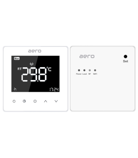 Termostat AERO TP618RF, Smart, Wireless, pentru Incalzire Pardoseala / Centrala Terimica, compatibil Alexa, Google
