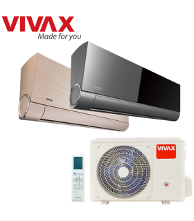 Aer Conditionat MULTISPLIT VIVAX ACP-14COFM40AERI / ACP-09CH25AEVI GREY MIRROR +  ACP-12CH35AEVI GOLD Dublu Split Inverter