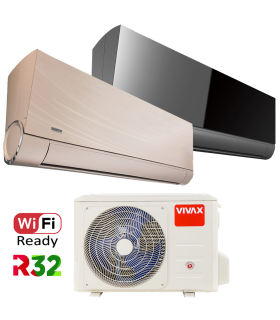 Aer Conditionat MULTISPLIT VIVAX ACP-14COFM40AERI / ACP-09CH25AEVI GREY MIRROR +  ACP-12CH35AEVI GOLD Dublu Split Inverter