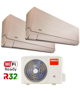 Aer Conditionat MULTISPLIT VIVAX ACP-18COFM50AERI / 2x ACP-12CH35AEVI GOLD Dublu Split Inverter