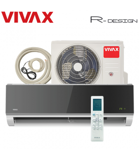 Aer Conditionat VIVAX R-Design ACP-18CH50AERI SILVER MIRROR Wi-Fi Ready Kit de instalare inclus R32 Inverter 18000 BTU/h