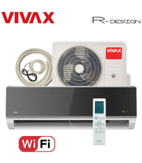 Aer Conditionat VIVAX R-Design ACP-18CH50AERI SILVER MIRROR Wi-Fi Kit de instalare inclus R32 Inverter 18000 BTU/h