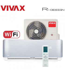Aer Conditionat VIVAX R-Design ACP-12CH35AERI SILVER Wi-Fi R32 Inverter 12000 BTU/h