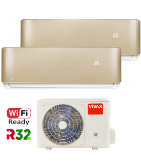 Aer Conditionat MULTISPLIT VIVAX ACP-18COFM50AERI / 2x ACP-09CH25AERI GOLD Dublu Split Inverter