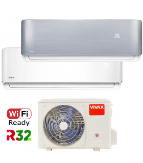 Aer Conditionat MULTISPLIT VIVAX ACP-18COFM50AERI / ACP-09CH25AERI WHITE + ACP-12CH35AERI SILVER Dublu Split Inverter