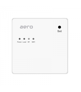 Termostat AERO TP608RFW Wi-Fi, Wireless, pentru Centrala Termica, Incalzire Pardoseala, Smart, Programabil, Alexa, Google, Alb