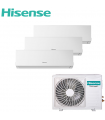 Aer Conditionat MULTISPLIT Hisense 3AMW72U4RFA / 2x DJ25VE0AG + DJ35VE0AG Triplu Split Inverter