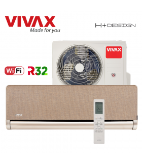 Aer Conditionat VIVAX H+Design ACP-12CH35AEHI+ Gold Wi-Fi R32 Inverter 12000 BTU/h