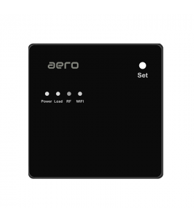 Termostat AERO TP618RFW Black Wi-Fi, Wireless, pentru Centrala Termica, Smart, Programabil, Alexa, Google