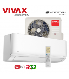 Aer Conditionat VIVAX S-Design PRO ACP-09CH25AESI PRO Wi-Fi R32 Inverter 9000 BTU/h