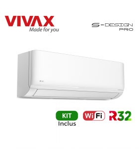 Aer Conditionat VIVAX S-Design PRO ACP-09CH25AESI PRO Wi-Fi Kit de instalare inclus R32 Inverter 9000 BTU/h