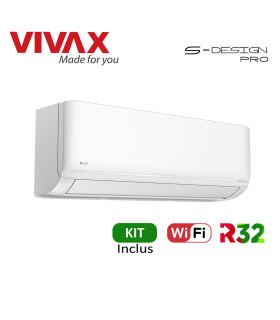 Aer Conditionat VIVAX S-Design PRO ACP-12CH35AESI PRO Wi-Fi Kit de instalare inclus R32 Inverter 12000 BTU/h