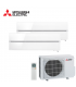 Aer Conditionat MULTISPLIT MITSUBISHI ELECTRIC Kirigamine Style 2x MSZ-LN25VGW / MXZ-2F53VF Dublu Split Inverter