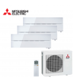 Aer Conditionat MULTISPLIT MITSUBISHI ELECTRIC Kirigamine Style 2x MSZ-LN25VGV + MSZ-LN35VGV / MXZ-3F68VF Triplu Split Inverter