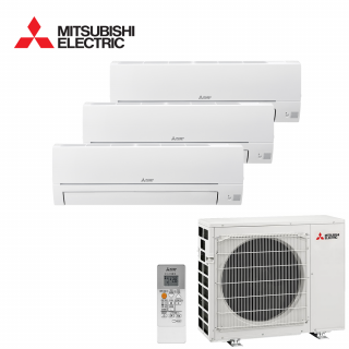 Aer Conditionat MULTISPLIT MITSUBISHI ELECTRIC MXZ-3HA50VF / 3x MSZ-HR25VFK Triplu Split R32 Inverter