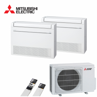 Aer Conditionat MULTISPLIT Pardoseala MITSUBISHI ELECTRIC MXZ-2F53VF / 2x MFZ-KT25VG Dublu Split Inverter