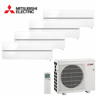 Aer Conditionat MULTISPLIT MITSUBISHI ELECTRIC Kirigamine Style 3x MSZ-LN25VGW + MSZ-LN35VGW / MXZ-4F80VF Inverter