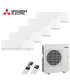 Aer Conditionat MULTISPLIT MITSUBISHI ELECTRIC MXZ-5F102VF / 4x MSZ-EF25VGKW + MSZ-EF35VGKW Inverter