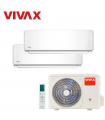 Aer Conditionat MULTISPLIT VIVAX ACP-18COFM50AERI / ACP-09CH25AERI WHITE + ACP-12CH35AERI WHITE Dublu Split Inverter