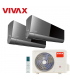 Aer Conditionat MULTISPLIT VIVAX ACP-18COFM50AERI / ACP-09CH25AEVI +  ACP-12CH35AEVI GREY MIRROR Dublu Split Inverter