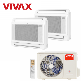 Aer Conditionat MULTISPLIT Pardoseala VIVAX ACP-18COFM50AERI / 2x ACP-12CT35AERI Dublu Split Inverter