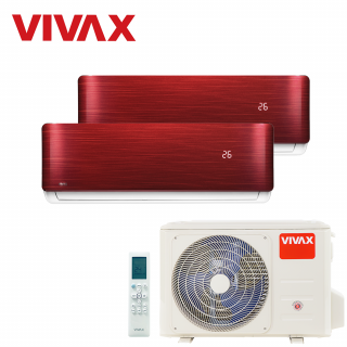 Aer Conditionat MULTISPLIT VIVAX ACP-18COFM50AERI / 2x ACP-12CH35AERI RED Dublu Split Inverter