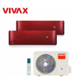 Aer Conditionat MULTISPLIT VIVAX ACP-18COFM50AERI / 2x ACP-12CH35AERI RED Dublu Split Inverter