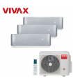 Aer Conditionat MULTISPLIT VIVAX ACP-21COFM60AERI / 3x ACP-09CH25AERI SILVER Triplu Split Inverter