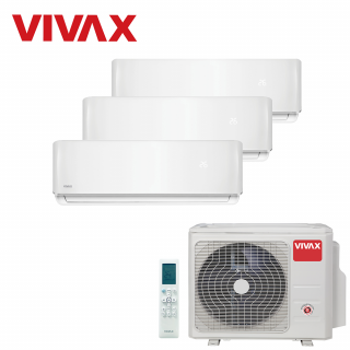 Aer Conditionat MULTISPLIT VIVAX ACP-21COFM60AERI / 2x ACP-09CH25AERI WHITE + ACP-12CH35AERI WHITE R32 Triplu Split Inverter