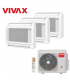 Aer Conditionat MULTISPLIT Pardoseala VIVAX ACP-27COFM79AERI / 3x ACP-12CT35AERI Triplu Split Inverter