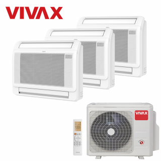 Aer Conditionat MULTISPLIT Pardoseala VIVAX ACP-27COFM79AERI / 3x ACP-12CT35AERI Triplu Split Inverter