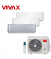 Aer Conditionat MULTISPLIT VIVAX ACP-21COFM60AERI / 2x ACP-09CH25AERI WHITE + ACP-12CH35AERI SILVER Triplu Split Inverter