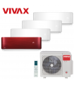 Aer Conditionat MULTISPLIT VIVAX ACP-28COFM82AERI / 3x ACP-09CH25AERI WHITE + ACP-12CH35AERI RED Inverter