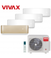 Aer Conditionat MULTISPLIT VIVAX ACP-36COFM105AERI / 3x ACP-09CH25AERI WHITE + ACP-12CH35AERI GOLD Inverter