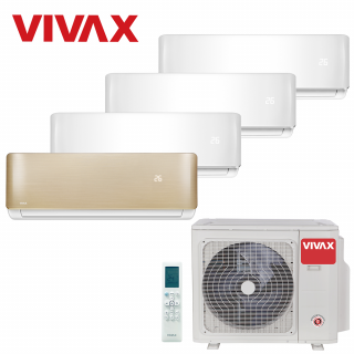 Aer Conditionat MULTISPLIT VIVAX ACP-28COFM82AERI / 3x ACP-09CH25AERI WHITE + ACP-12CH35AERI GOLD Inverter