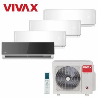 Aer Conditionat MULTISPLIT VIVAX ACP-36COFM105AERI / 3x ACP-09CH25AERI WHITE + ACP-12CH35AERI SILVER MIRROR Inverter